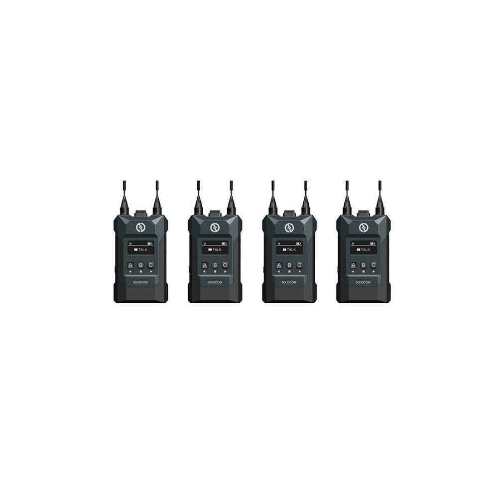 Hollyland Full Duplex Wireless Intercom System with 4 Belt Packs