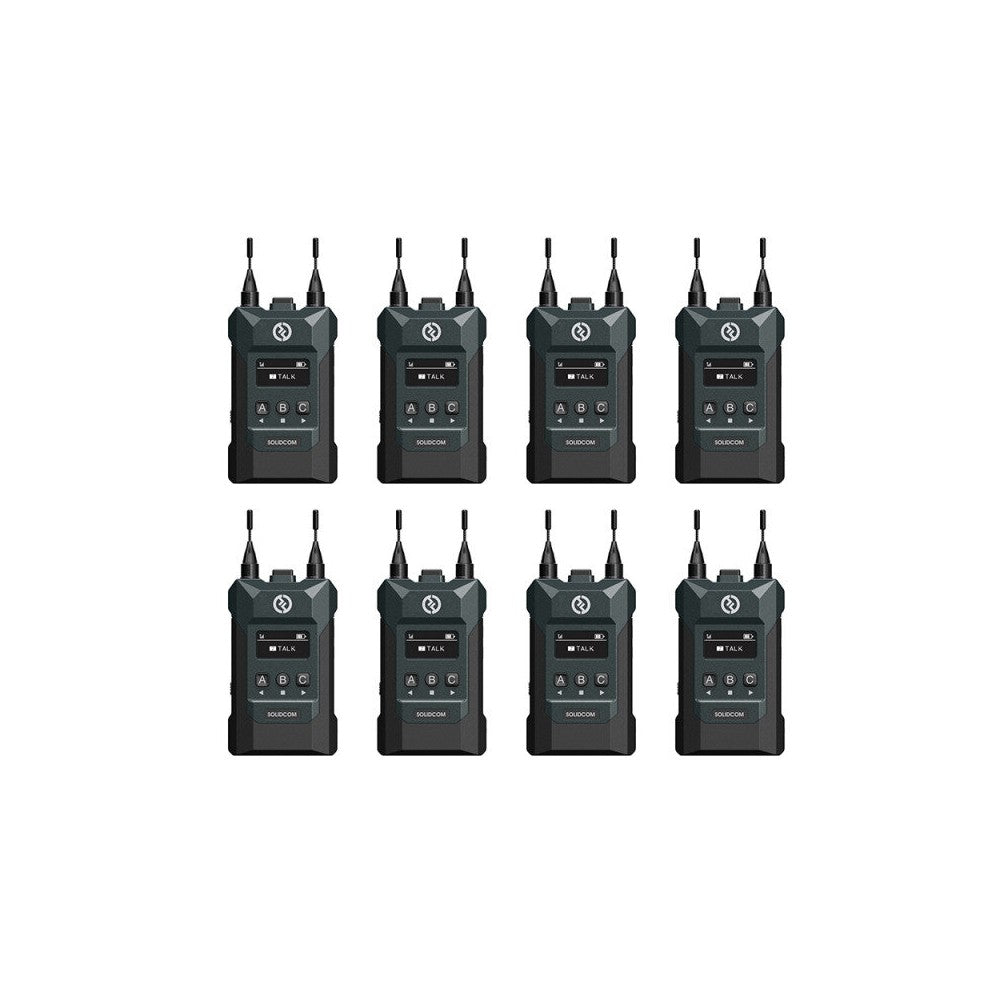 Hollyland Full Duplex wireless intercom system with 8 beltpacks