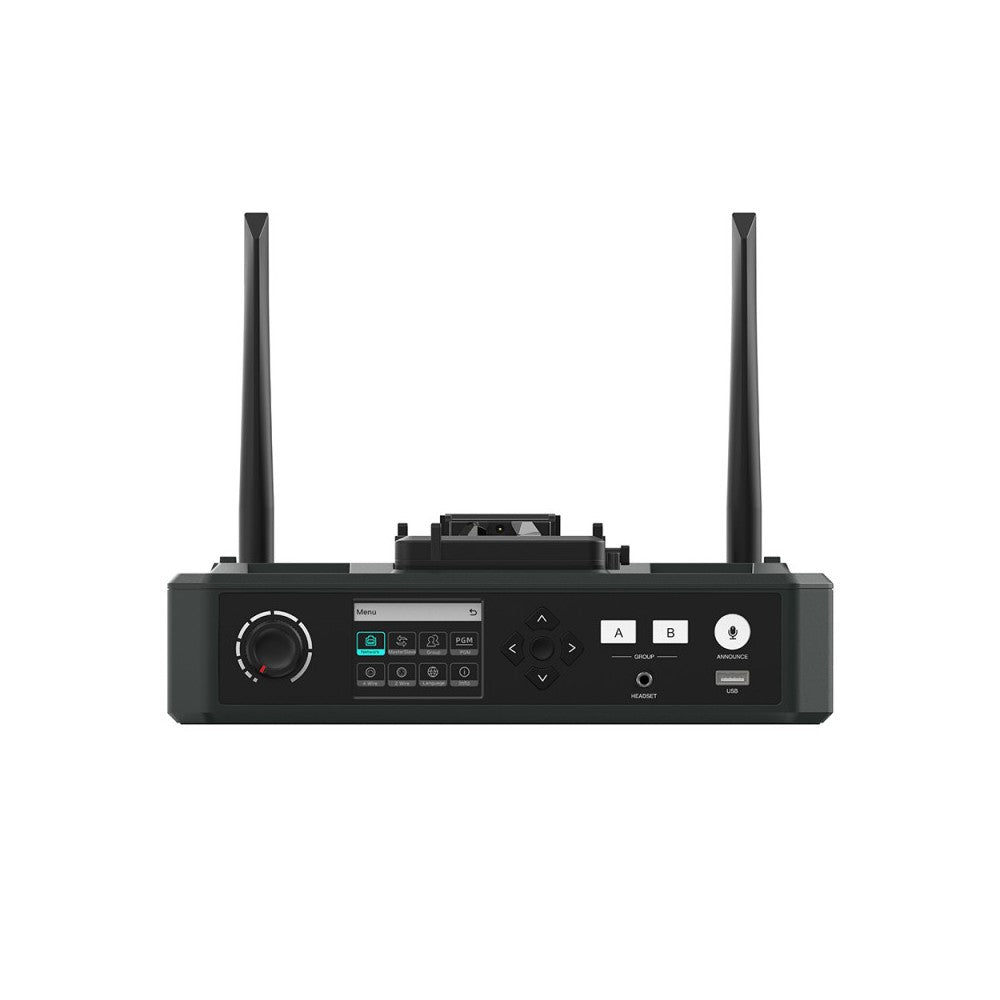 Hollyland Full Duplex Wireless intercom system with 8 headsets (1 wired) hub