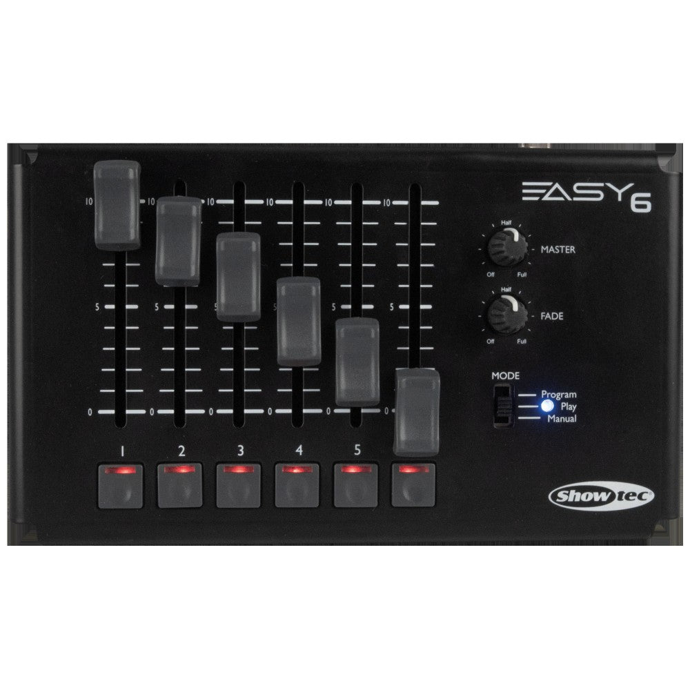 Controlador DMX móvil Showtec Easy 6 de 6 canales - DMX de 5 pines