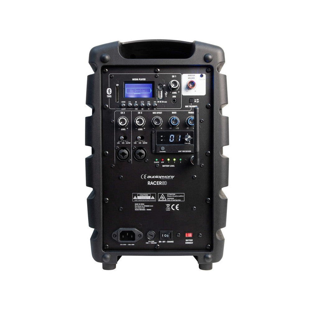 Audiophony RACER80/F5 80 W RMS 6.5" a batería