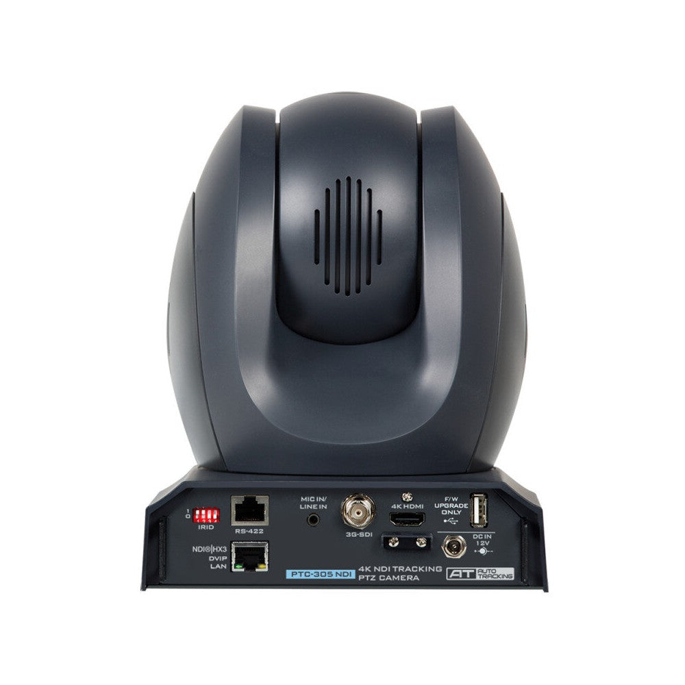 Cámara PTZ NDI Datavideo 4K con zoom 20x y seguimiento automático
