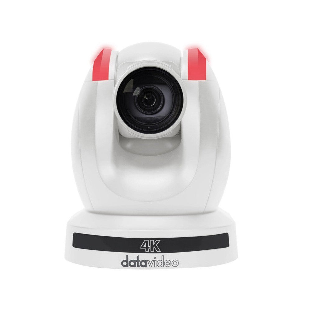 Datavideo 4K, 20x zoom, auto-tracking NDI PTZ camera, white