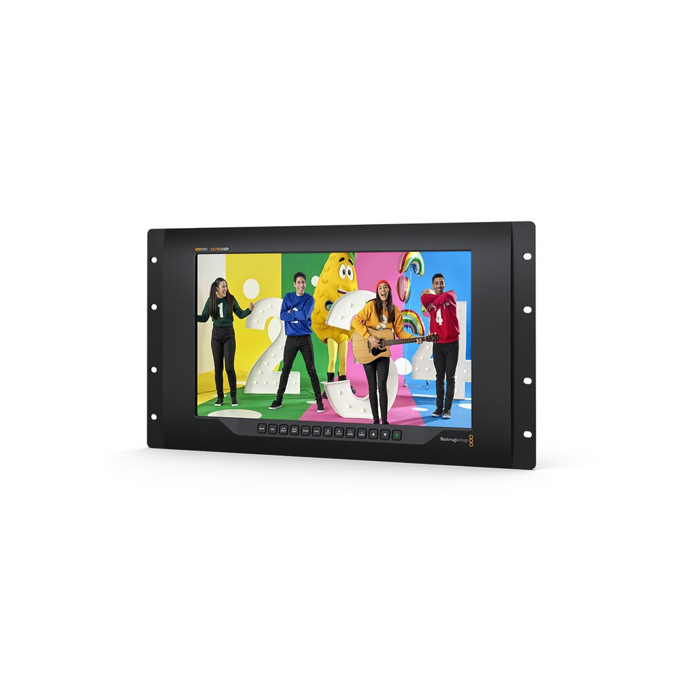 Blackmagic Design 15.6" ultra HD broadcast monitor with both 12G-SDI and SMPTE-2110 IP video inputs, 3D LUTs and monitoring cont