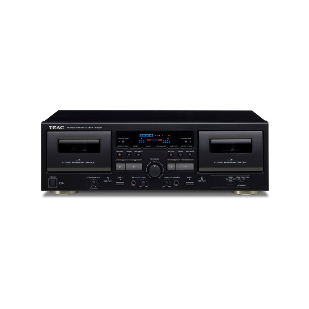 Teac W-1200 Lettore di cassette doppio nero