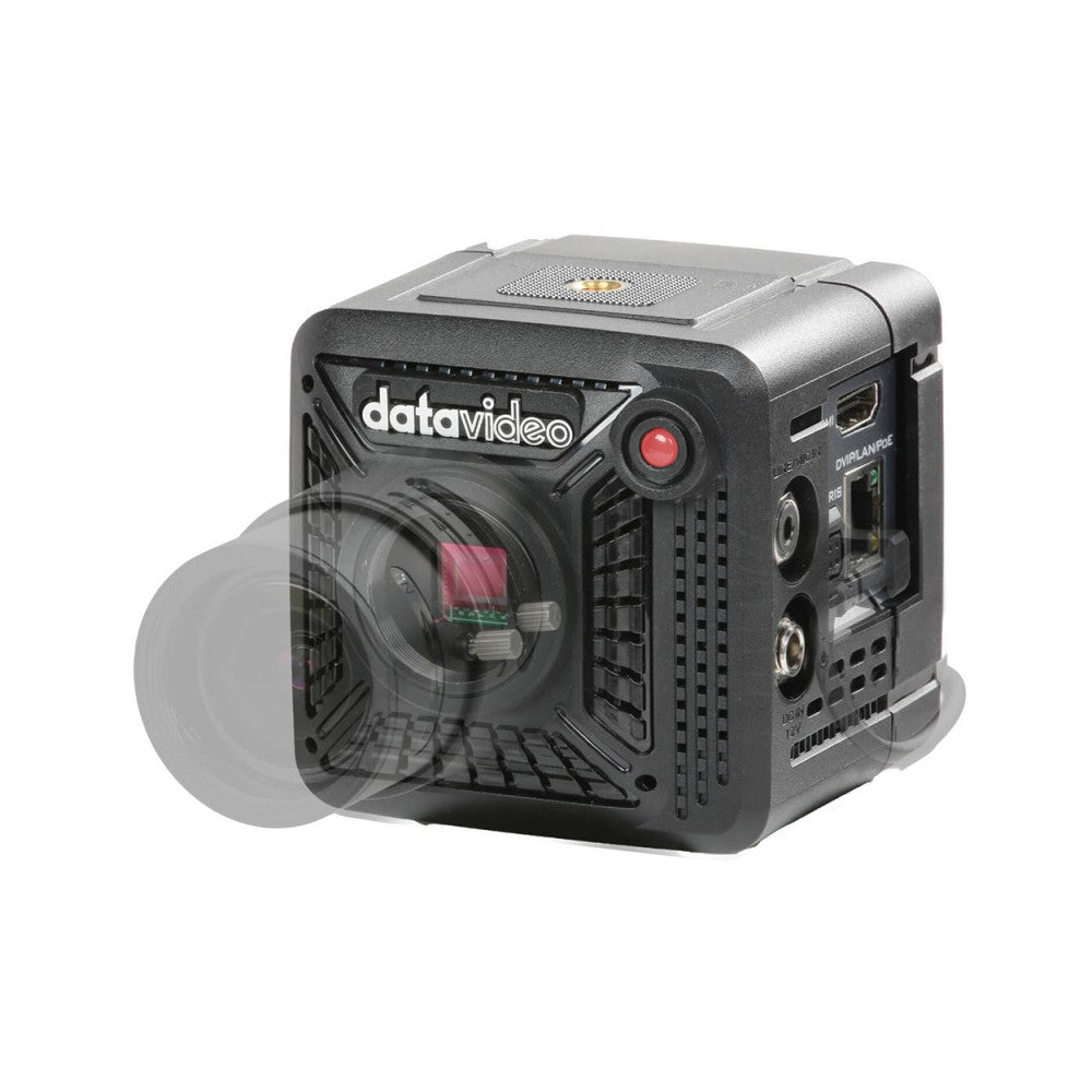 Datavideo POV (Point Of View Camera), 1/2.3" 4K CMOS sensor captures with removable lens