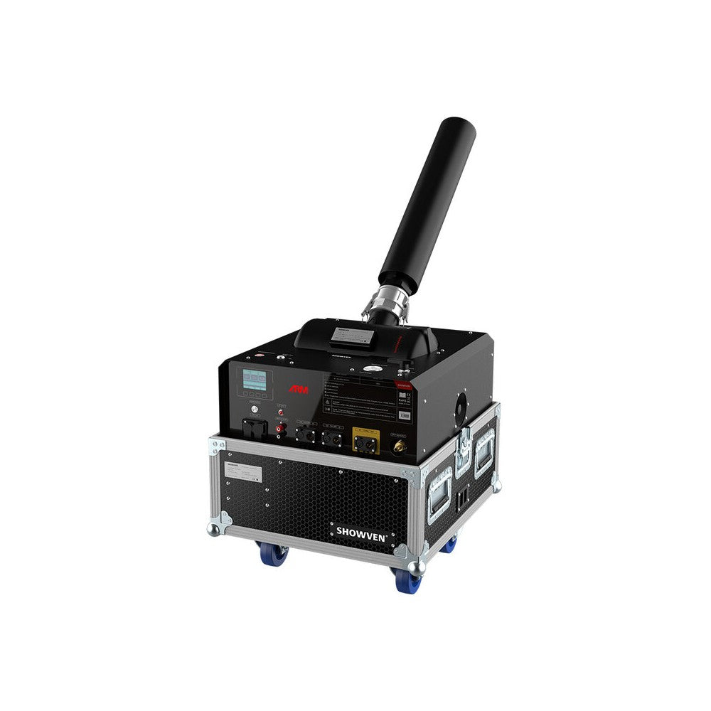 Sparkular Compressed air confetti / streamer shooter, built-in air compressor and battery, 180 W, DMX