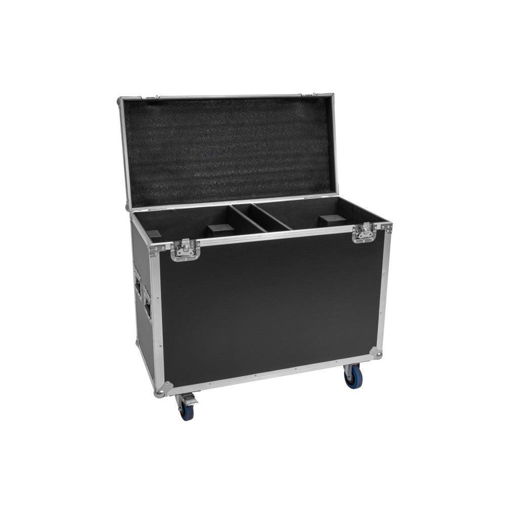 ROADINGER Flightcase 2x IP TMH-H760 con ruote