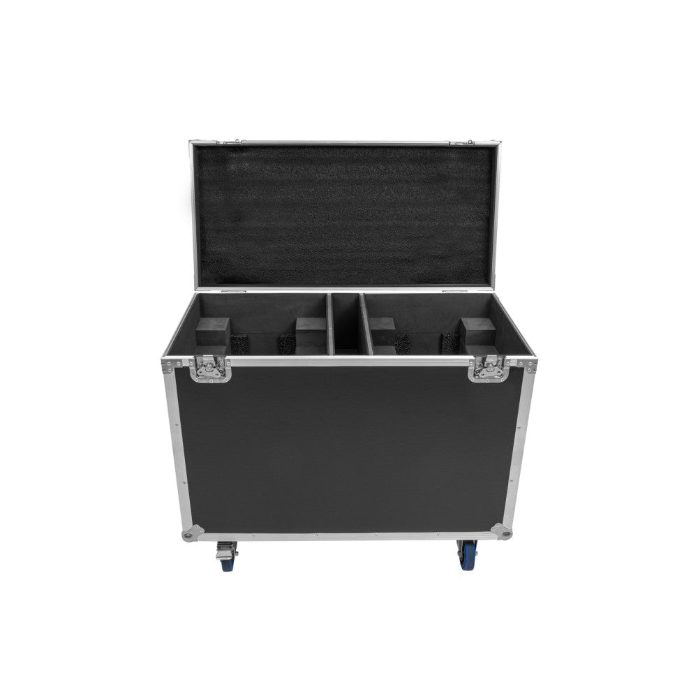ROADINGER Flightcase 2x IP TMH-H760 con ruedas