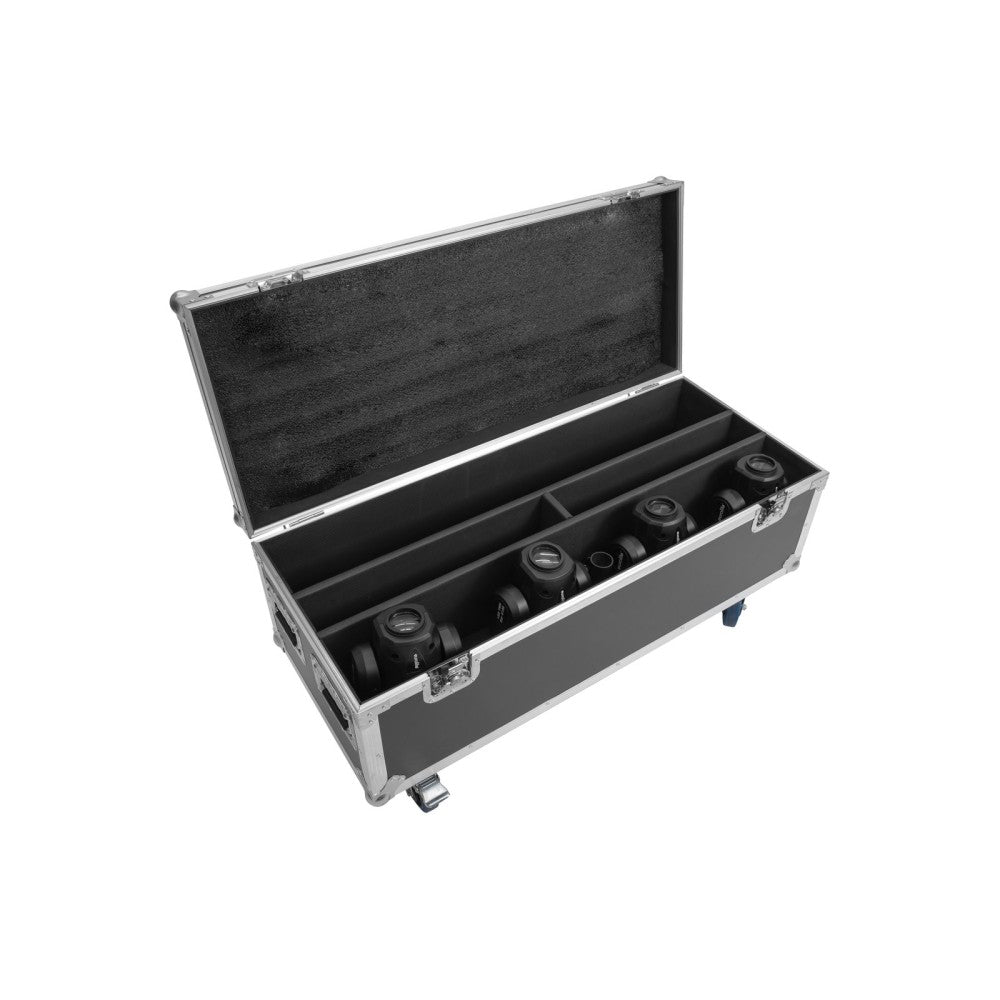 ROADINGER Flightcase 2x LED TMH Bar-S120 con ruedas
