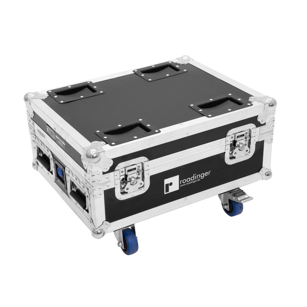 ROADINGER Flightcase 4x AKKU IP UP-4 QuickDMX con función de carga