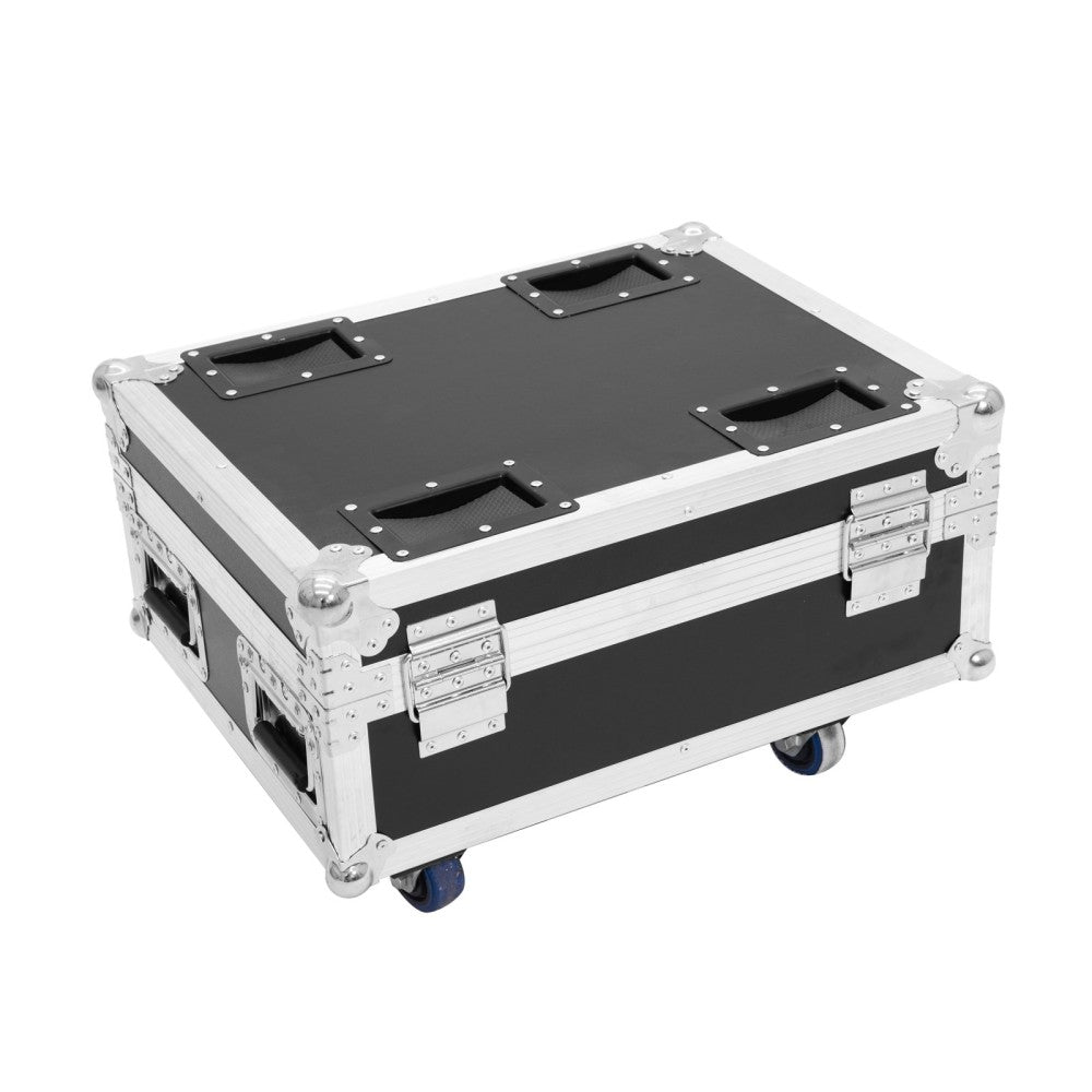 ROADINGER Flightcase 4x AKKU IP UP-4 QuickDMX con función de carga