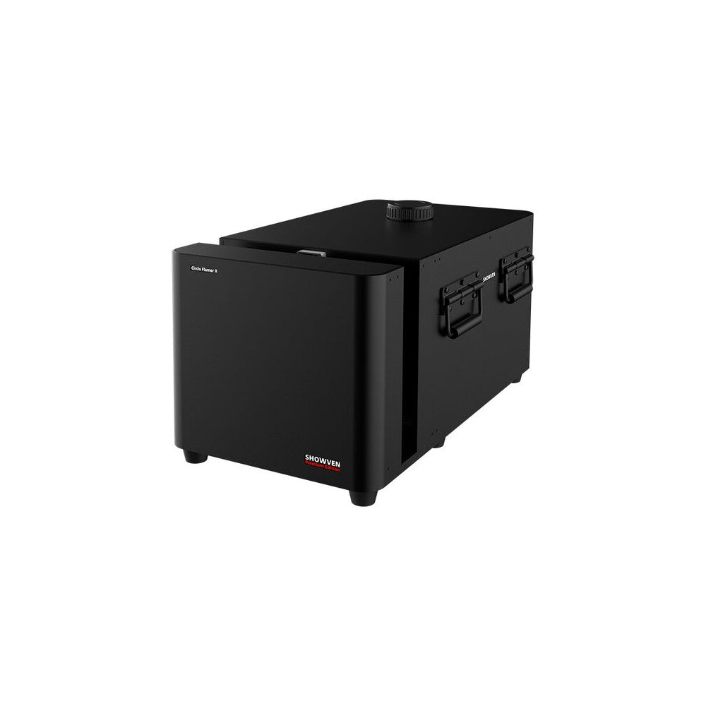 Sparkular 2nd generation fluid driven flamer system with 210° waving angles, 550 W, dual built-in high pressure pump