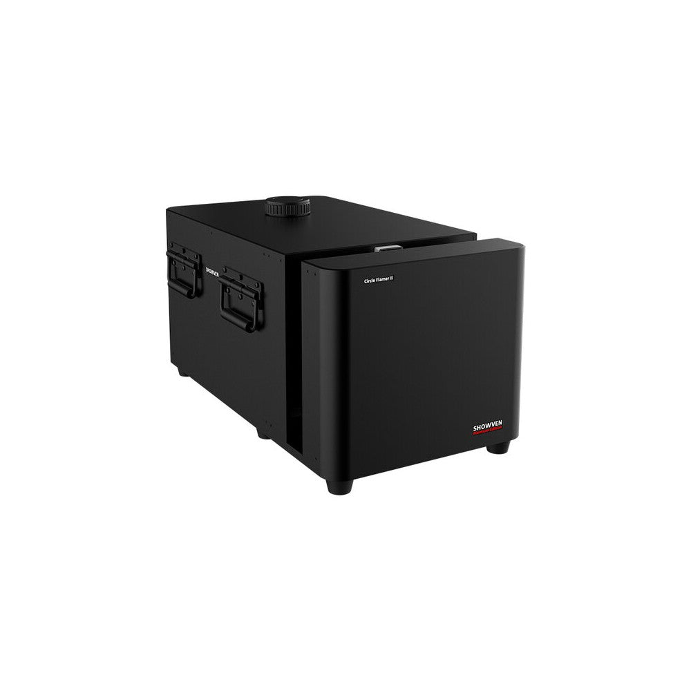 Sparkular 2nd generation fluid driven flamer system with 210° waving angles, 550 W, dual built-in high pressure pump