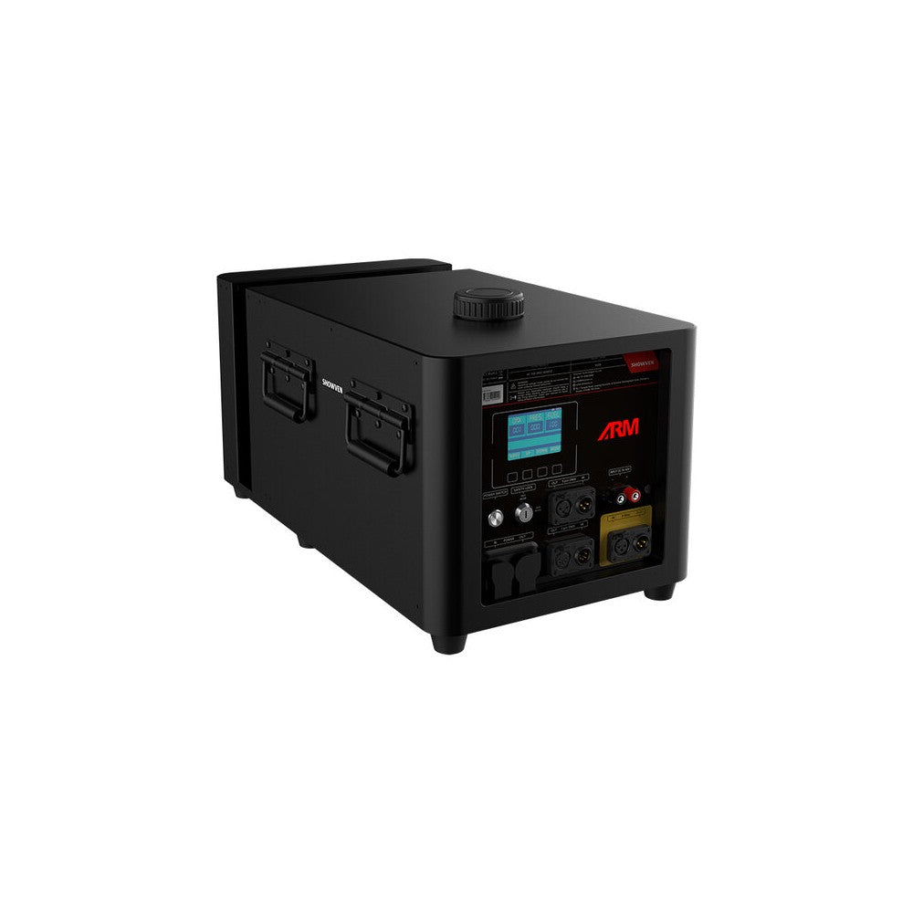 Sparkular 2nd generation fluid driven flamer system with 210° waving angles, 550 W, dual built-in high pressure pump