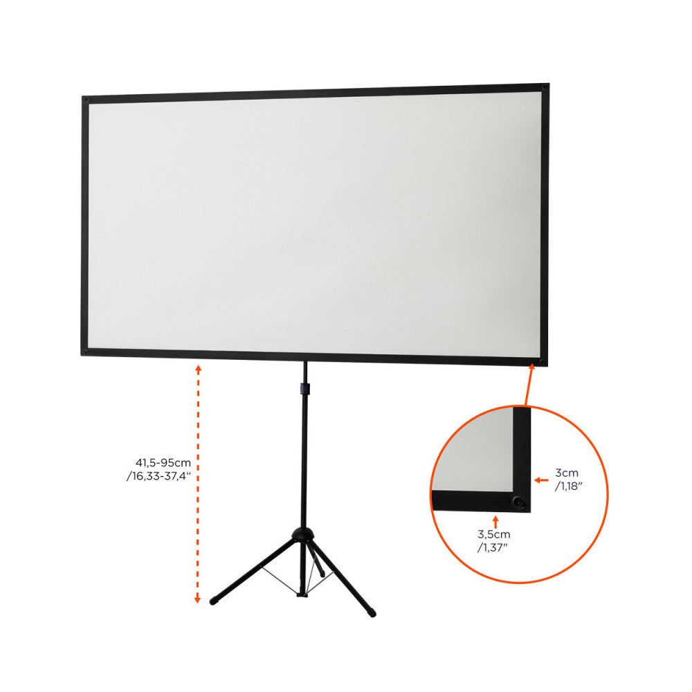 celexon Ultra Light-weight Tripod screen, 177 x 100 cm, 16:9