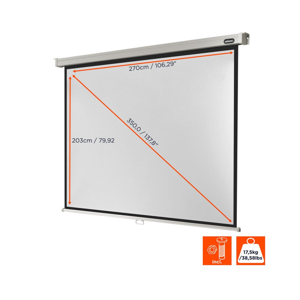 celexon Manual Professional screen, 280 x 210 cm, 4:3