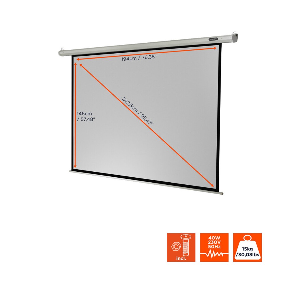 celexon Electric Economy screen, 200 x 150 cm, 4:3