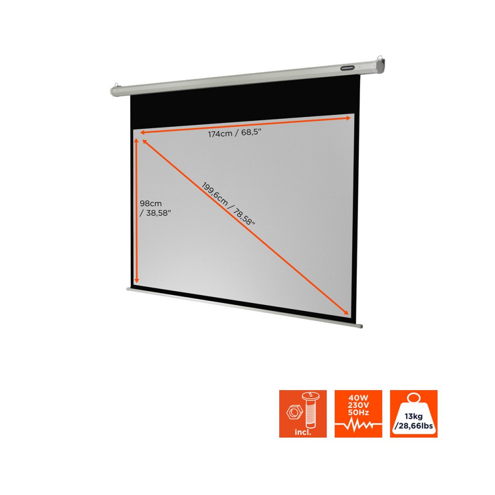 celexon Electric Economy screen, 180 x 102 cm, 16:9