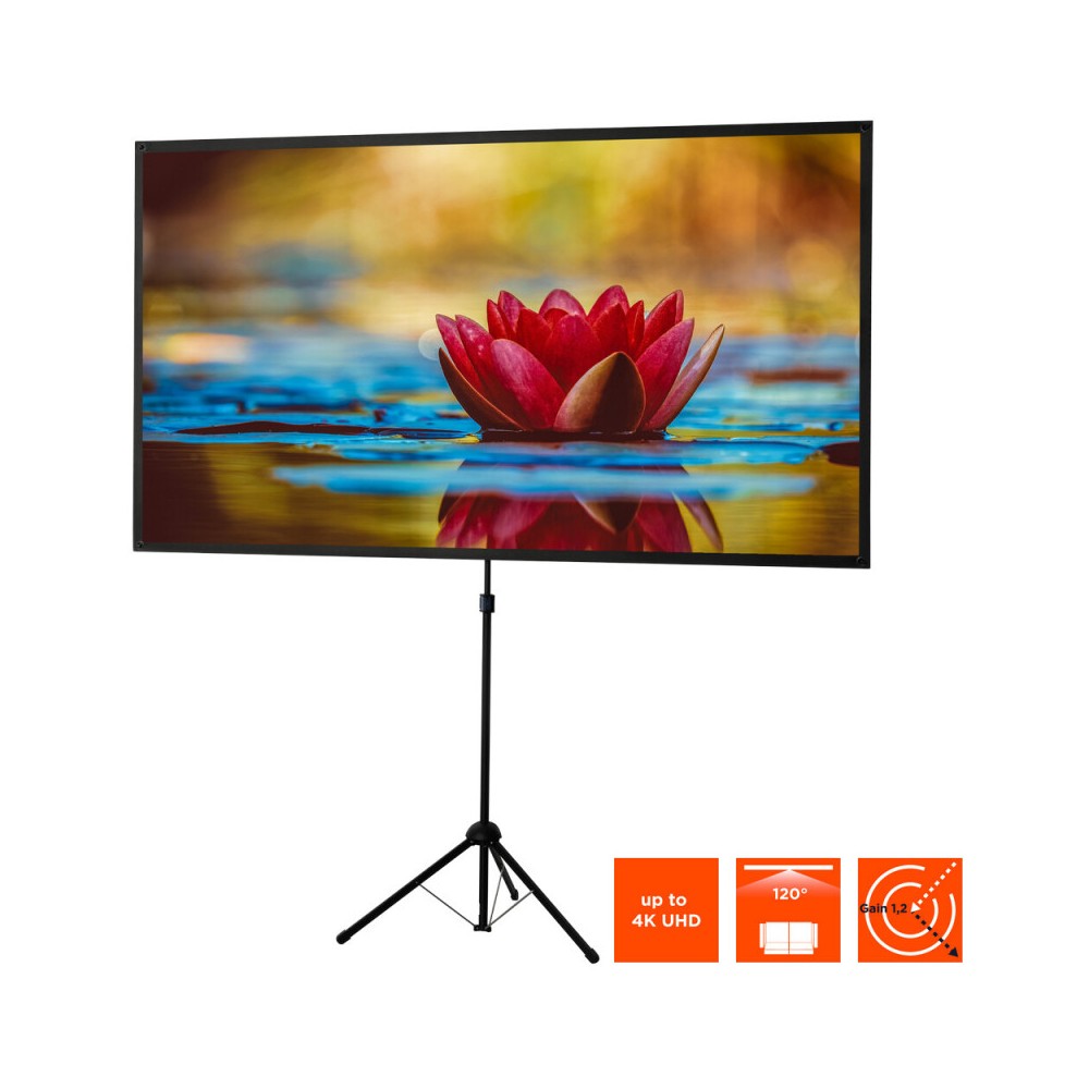 celexon Ultra Light-weight Tripod screen, 194 x 121 cm, 16:10