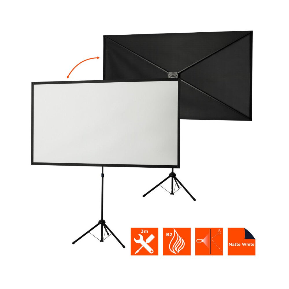 celexon Ultra Light-weight Tripod screen, 194 x 121 cm, 16:10