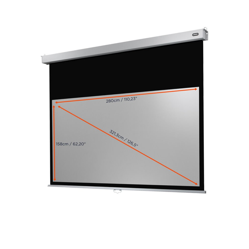 Pantalla celexon Manual Professional Plus, 280 x 158 cm, 16:9