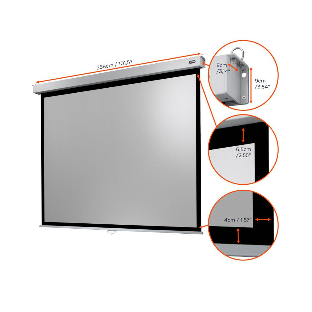 Pantalla de proyector manual celexon Professional Plus 240 x 180 cm, 4:3