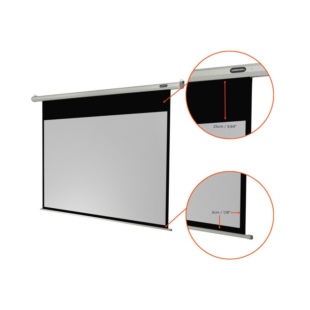 celexon Electric Economy screen, 220 x 124 cm, 16:9
