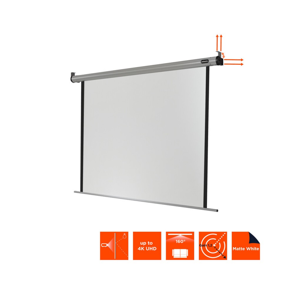 celexon Electric HomeCinema screen, 160 x 160 cm, 1:1