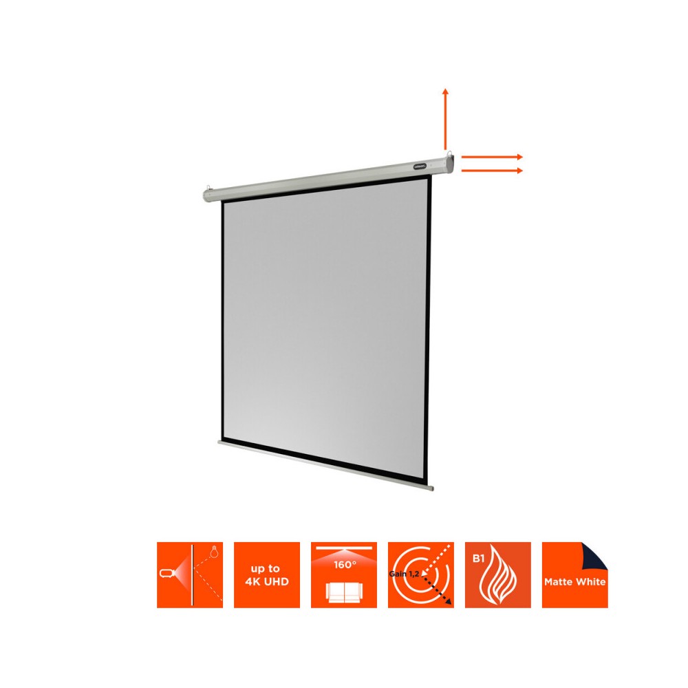 celexon Electric Economy screen, 120 x 120 cm, 1:1
