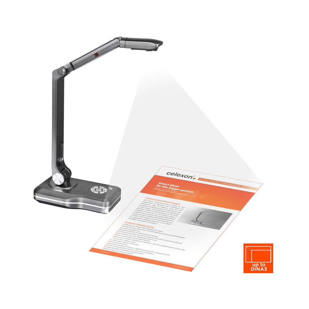 celexon Document Camera Full HD - 8 Megapixel resolution