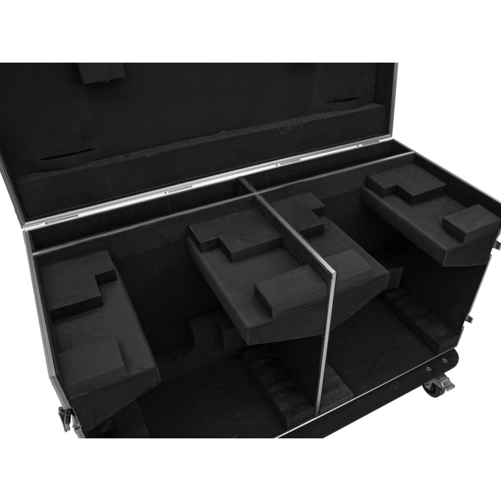 ROADINGER Flightcase 2x DMH-640 with wheels