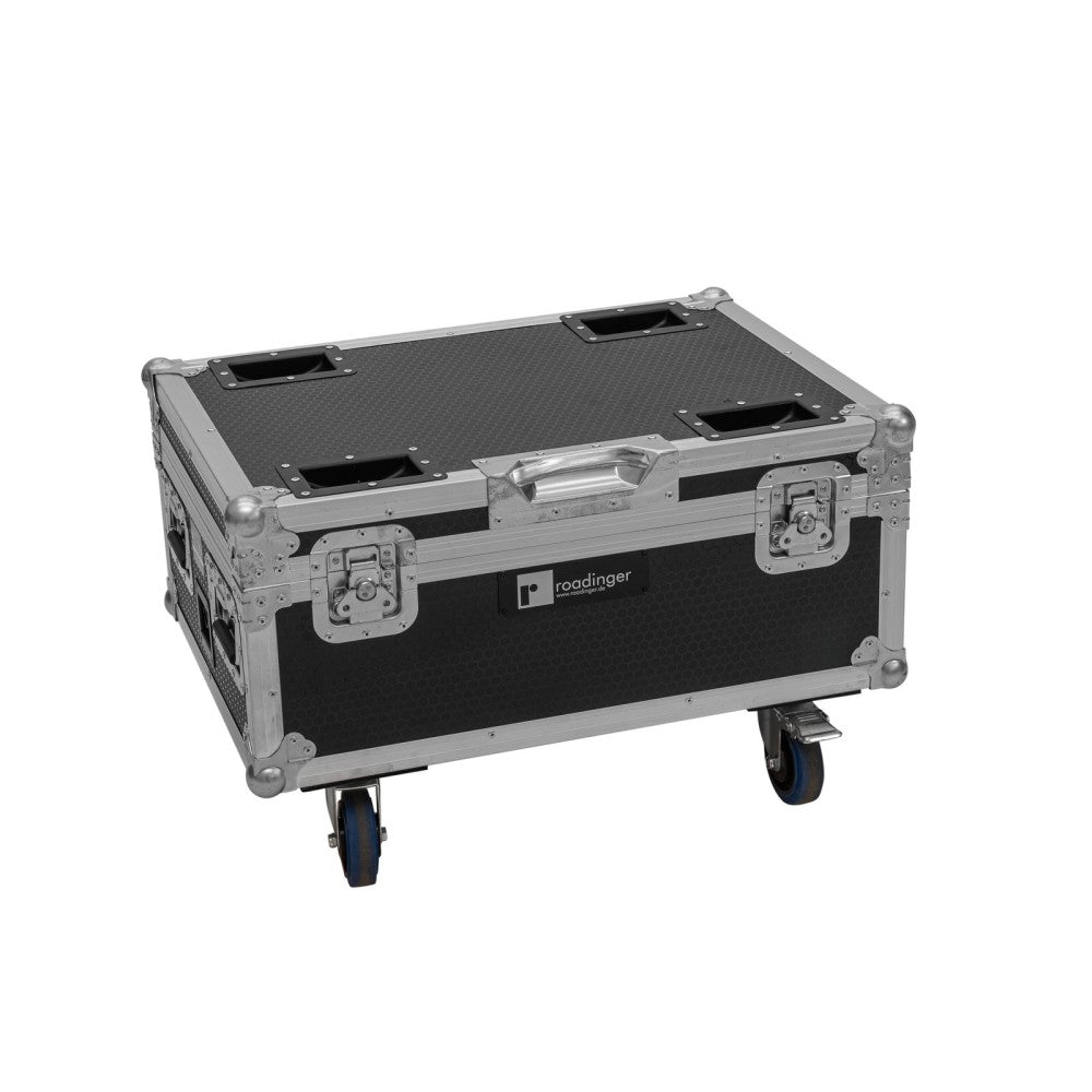 ROADINGER Flightcase 6x AKKU IP TL-3 QCL Trusslight CRMX with charging function and wheels