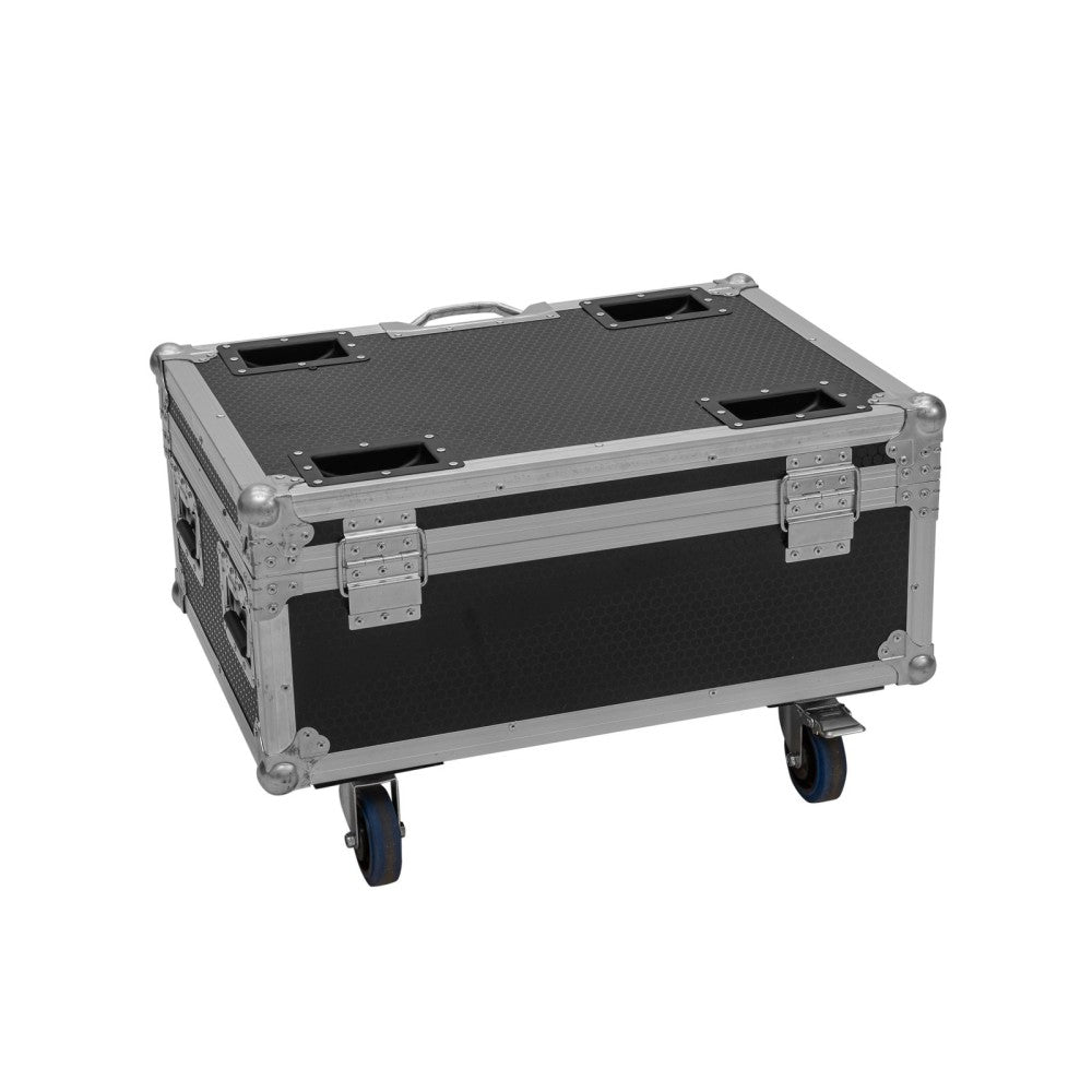 ROADINGER Flightcase 6x AKKU IP TL-3 QCL Trusslight CRMX with charging function and wheels