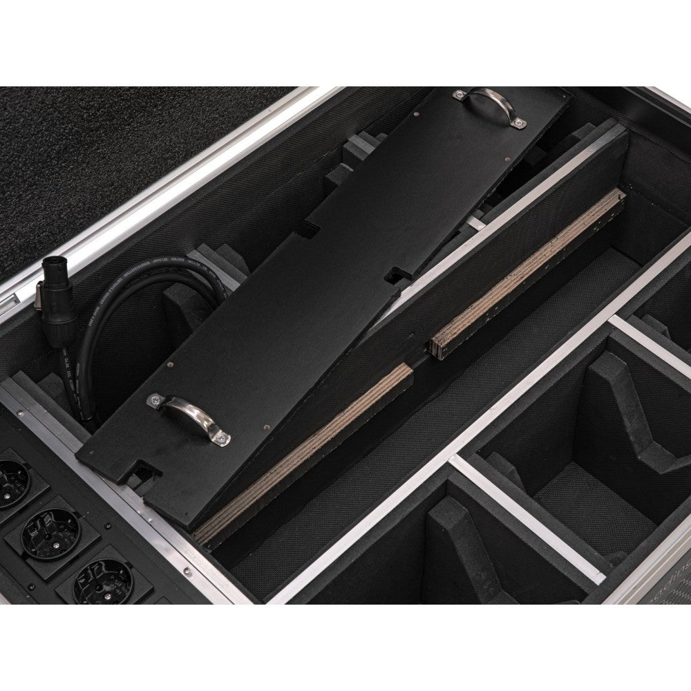 ROADINGER Flightcase 6x AKKU IP TL-3 QCL Trusslight CRMX with charging function and wheels