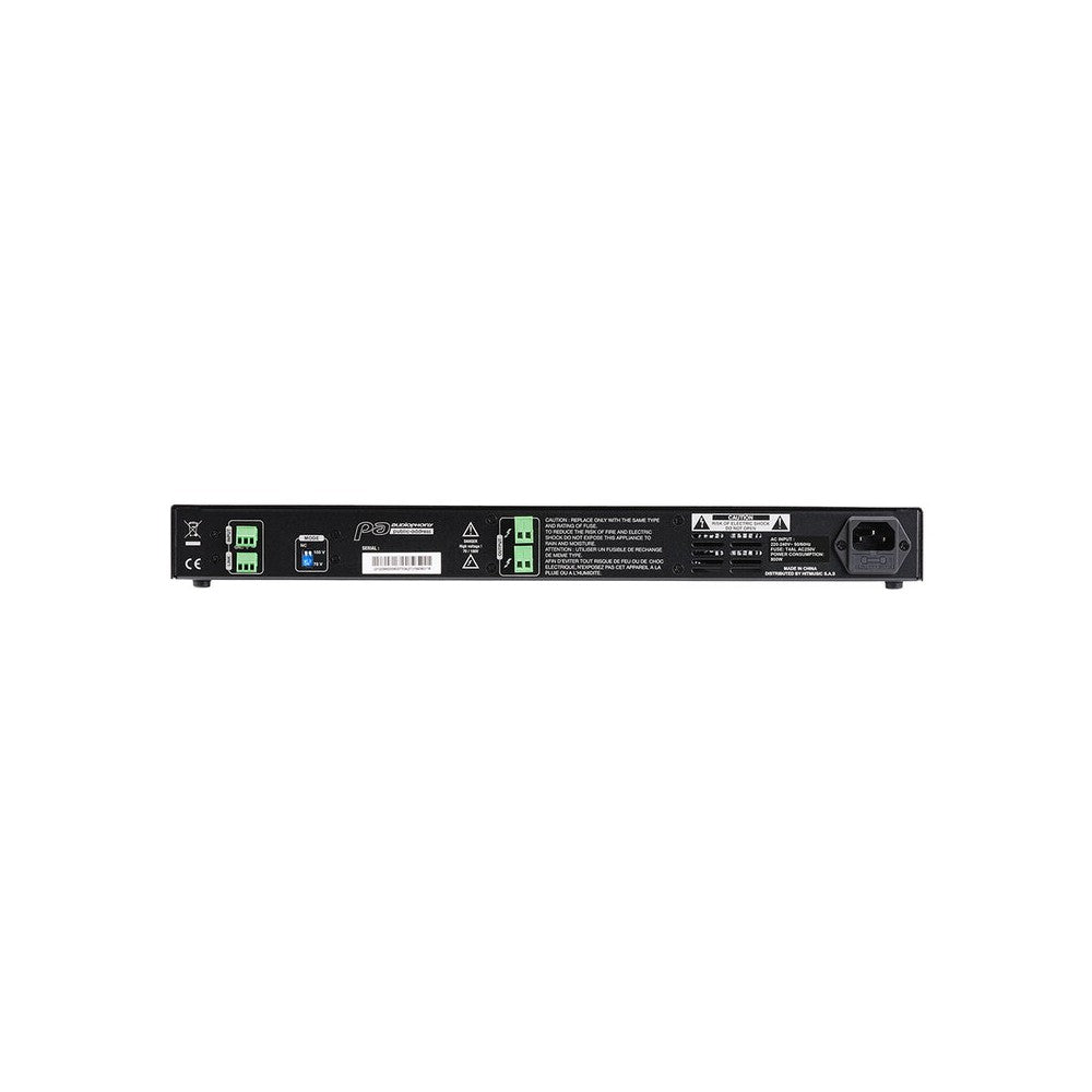 Audiophony 500 W mono power amplifier, 70 - 100 V, Class-D