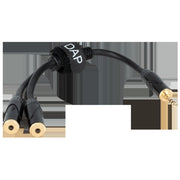 DAP FLA5 – male stereo mini-jack to 2 female stereo mini-jack 0,3 m, nero
