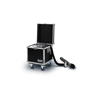 Antari 890 W high output snow machine with 20 m hose, 3-pin and 5-pin DMX, big flight case on castors