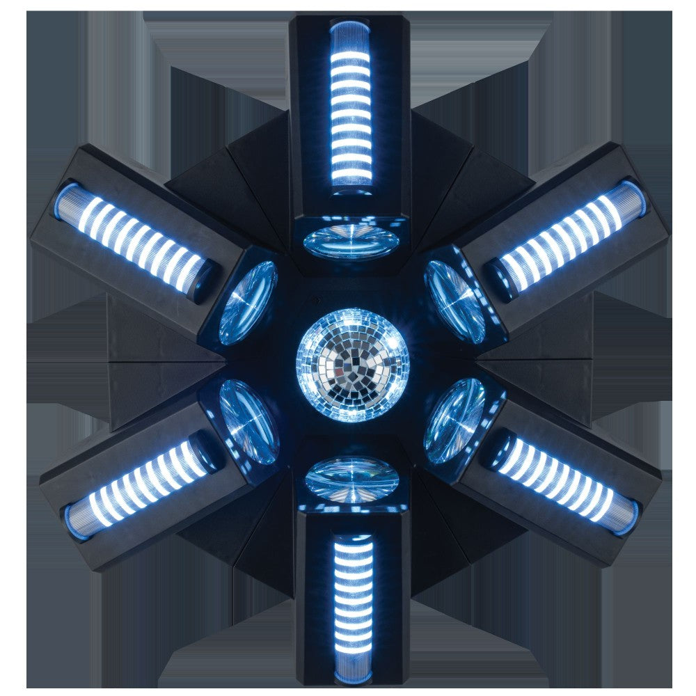 Showtec Typhoon 640 6 x RGBW LED effetto sfera a specchio