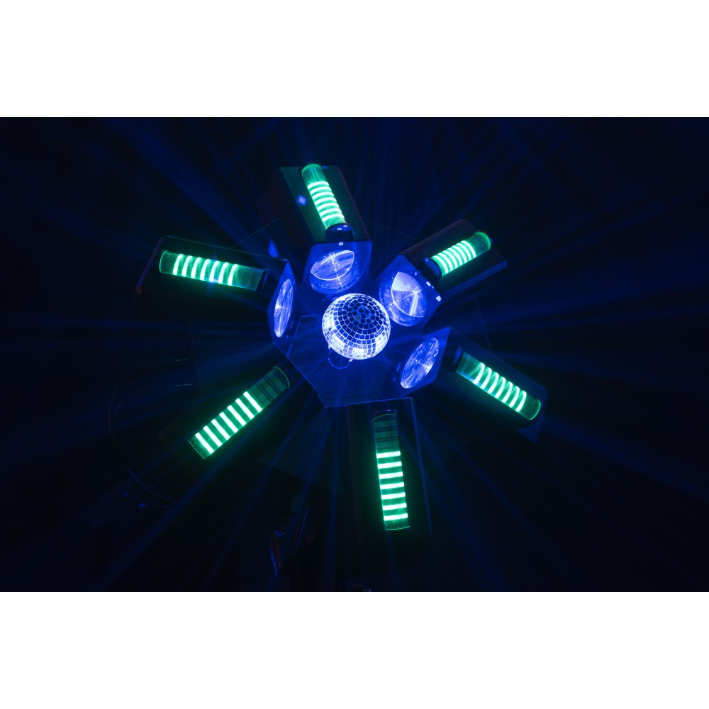 Showtec Typhoon 640 6 x RGBW LED Mirror Ball Effect