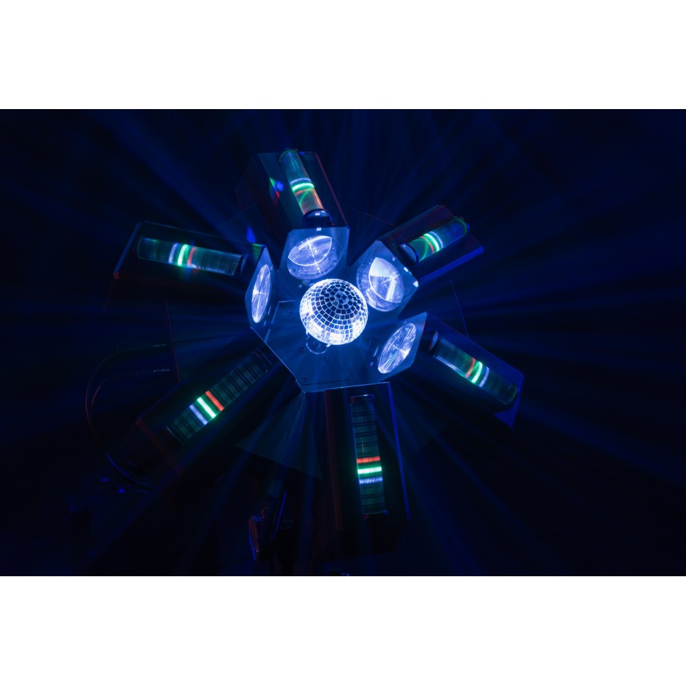 Showtec Typhoon 640 6 x RGBW LED Mirror Ball Effect