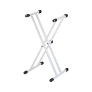 Quik Lok T20-WH-BB "X" Keyboard Stand