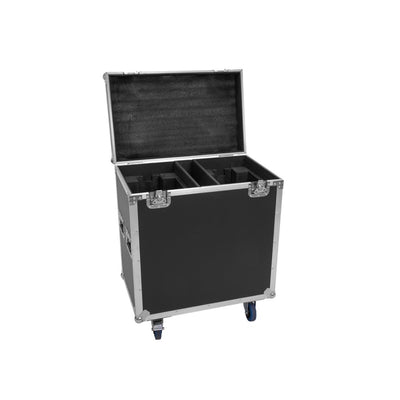 ROADINGER Flightcase 2x TMH-S400 con ruedas