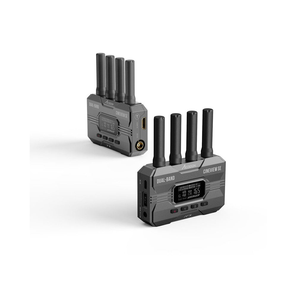 ACCSOON Wireless AV transmission system, 1080p 60 fps, 350 m range, less than 50 ms latency, Dual Band patented technology