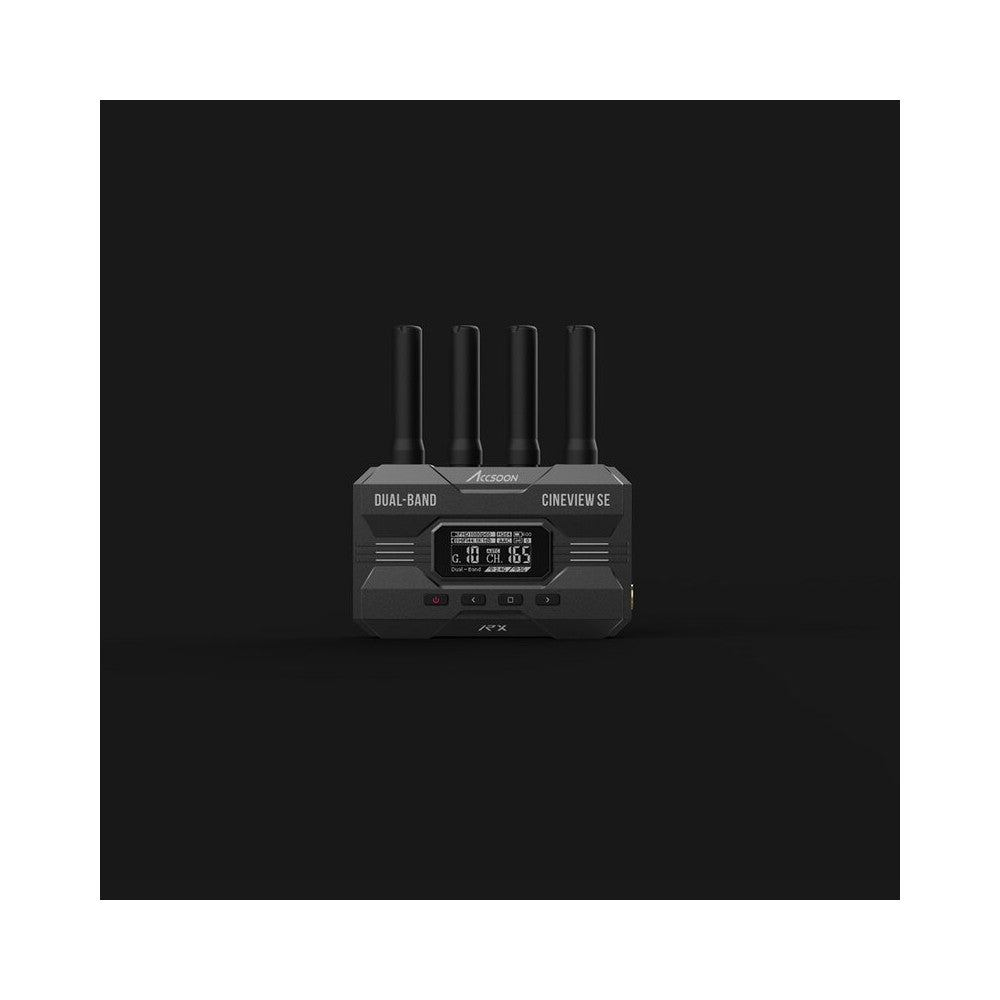 ACCSOON Wireless AV transmission system, 1080p 60 fps, 350 m range, less than 50 ms latency, Dual Band patented technology