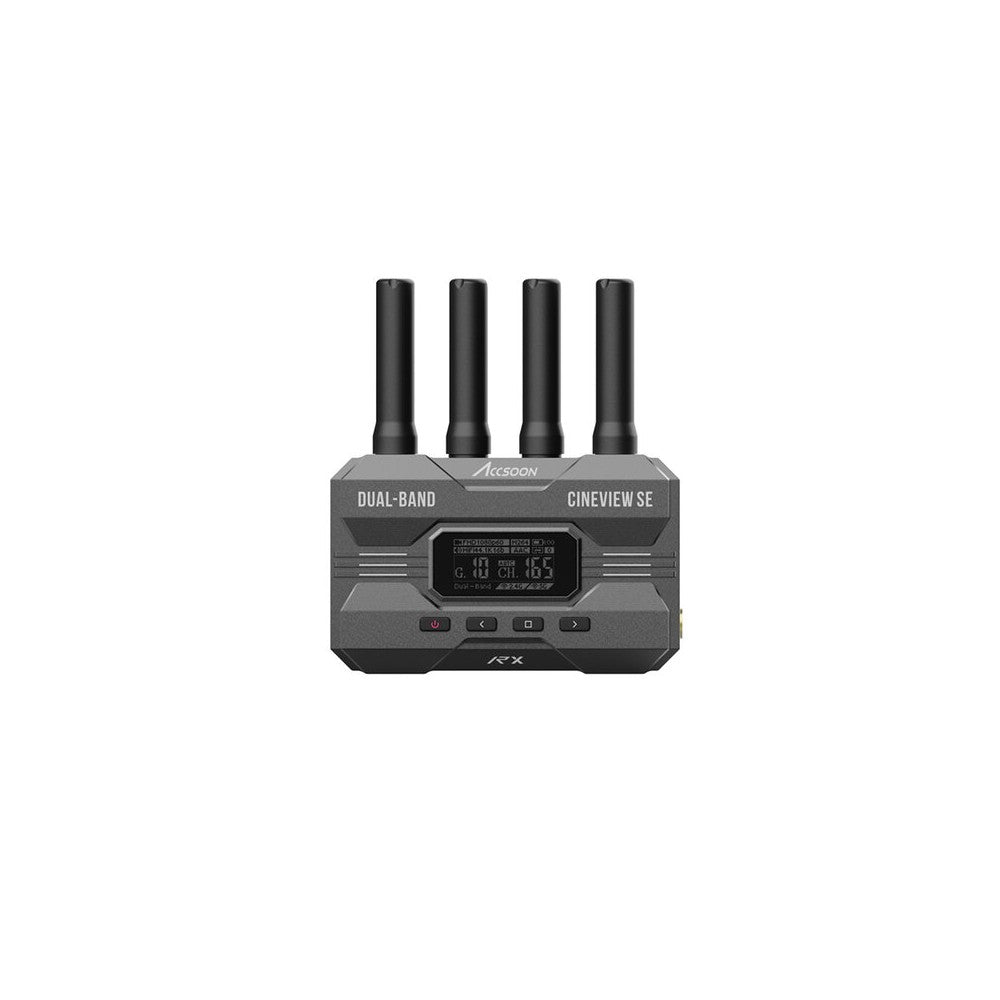 ACCSOON Wireless AV receiver, 1080p 60 fps, less than 50 ms latency, Dual Band patented technology