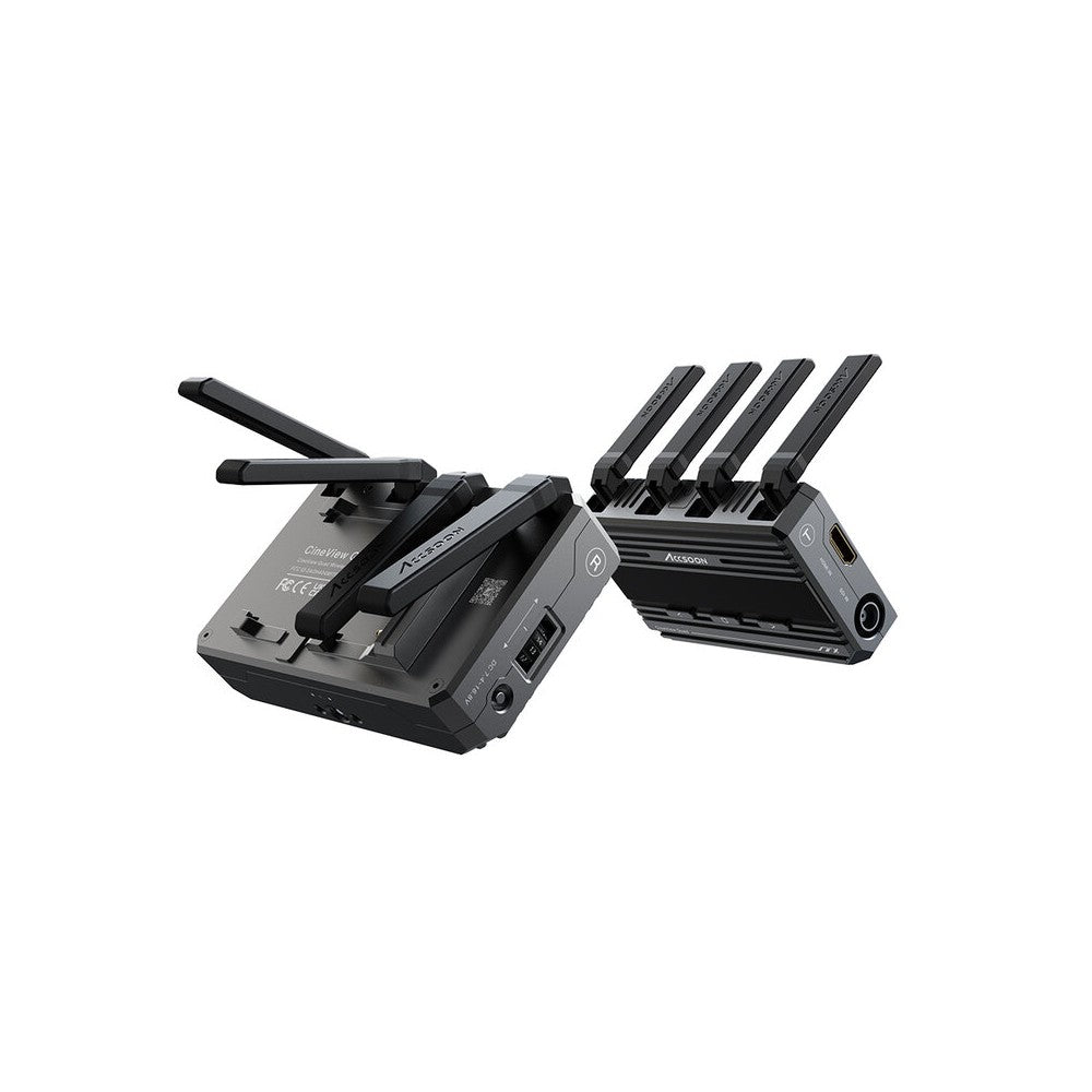 ACCSOON Wireless AV transmission system, 1080p 60 fps, 150 m range, less than 60 ms latency, Dual Band patented technology