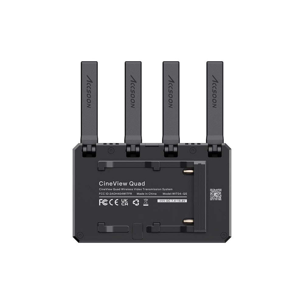 ACCSOON Wireless AV transmission system, 1080p 60 fps, 150 m range, less than 60 ms latency, Dual Band patented technology