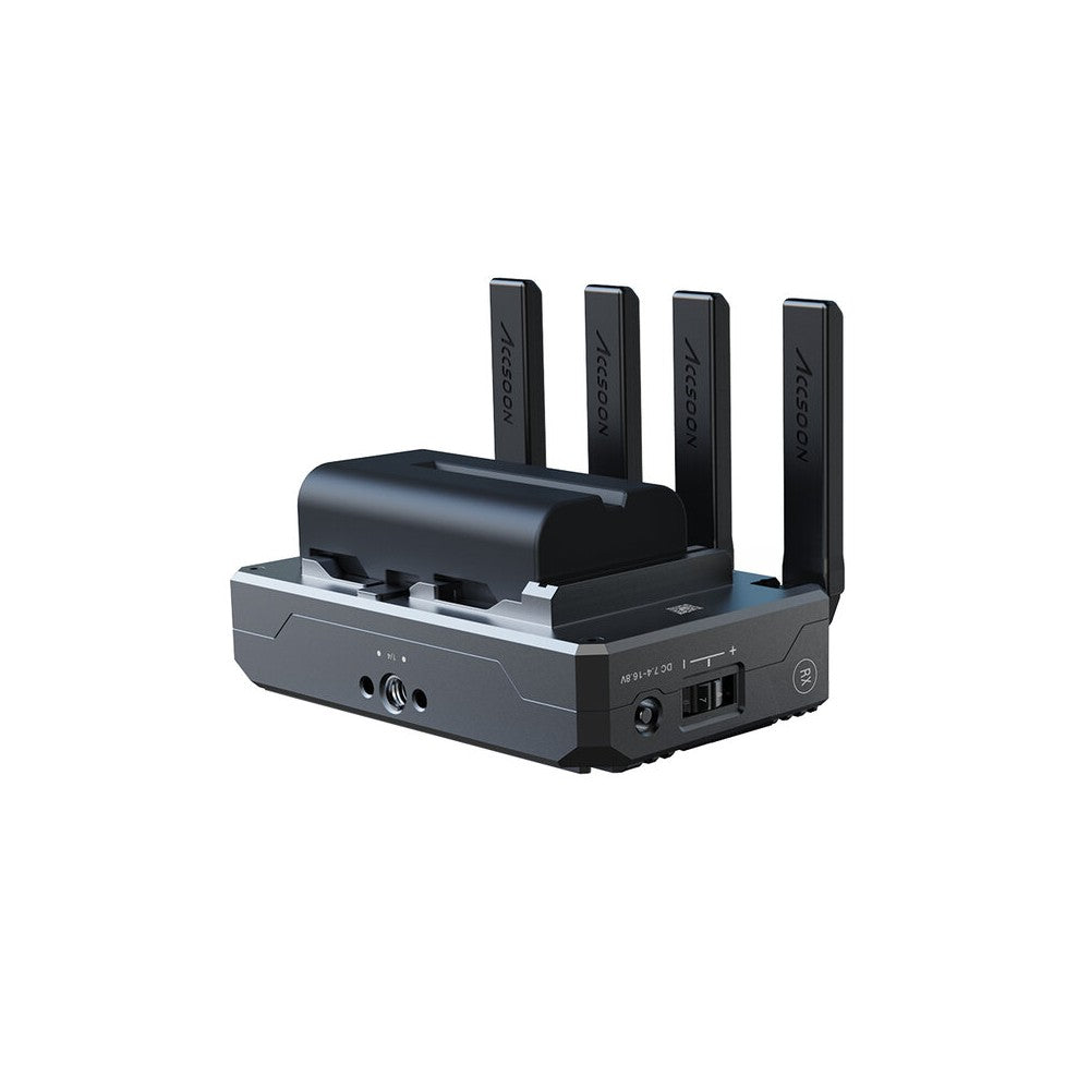 ACCSOON Wireless AV transmission system, 1080p 60 fps, 150 m range, less than 60 ms latency, Dual Band patented technology