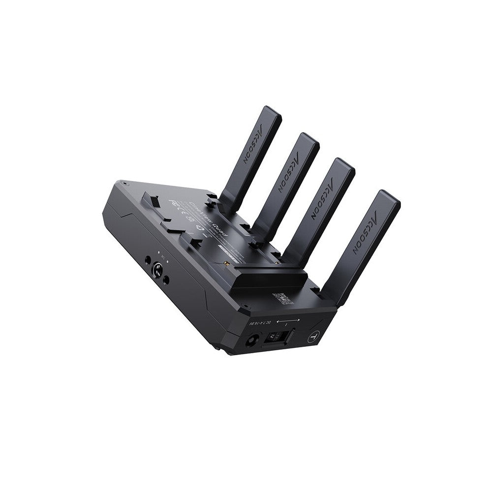 ACCSOON Wireless AV transmission system, 1080p 60 fps, 150 m range, less than 60 ms latency, Dual Band patented technology